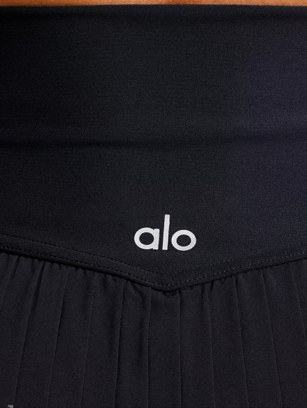 Alo Yoga  Grand Slam Tennis Skirt Black Size XS - Picture 4 of 9